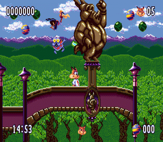 Bubsy II Screenshot 23 (Sega Genesis)