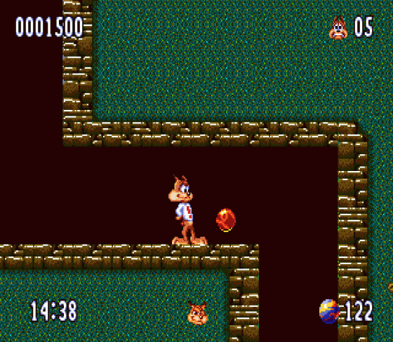 Bubsy II Screenshot 25 (Sega Genesis)