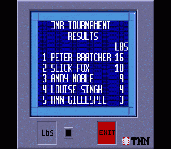 TNN Bass Tournament Of Champions Screenshot 7 (Sega Genesis)