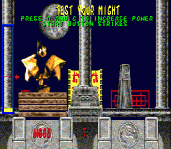 Mortal Kombat Screenshot 6 (Sega Genesis)