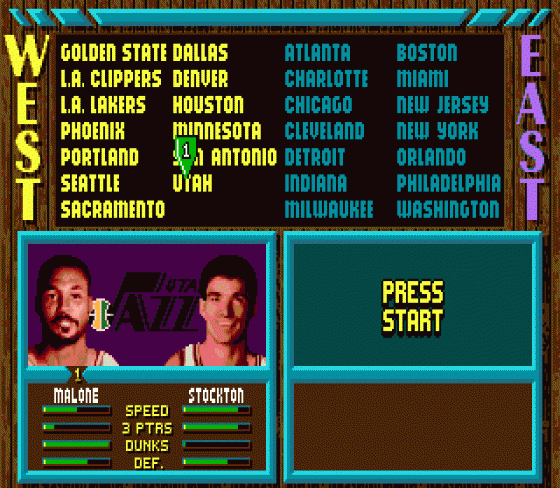 NBA Jam Screenshot 6 (Sega Genesis)