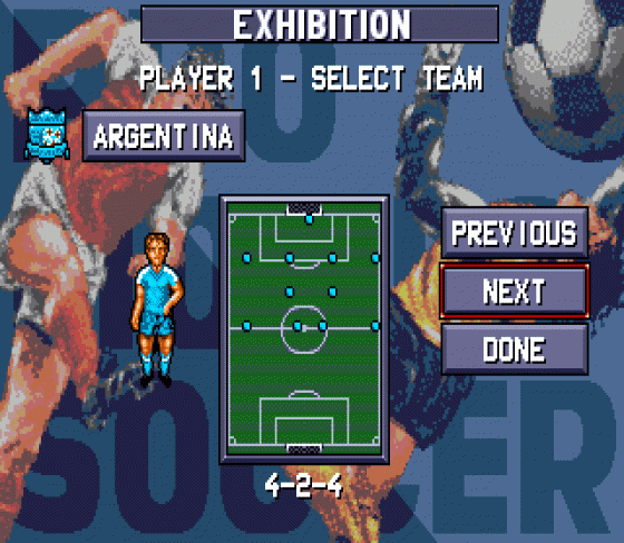 Pro Moves Soccer Screenshot 15 (Sega Genesis)