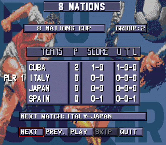 Pro Moves Soccer Screenshot 22 (Sega Genesis)