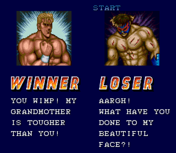 Saturday Night Slam Masters Screenshot 6 (Sega Genesis)