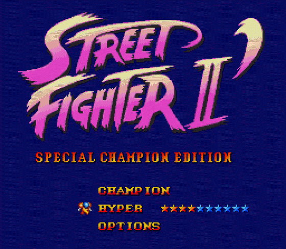 Street Fighter II: Special Champion Edition Screenshot 28 (Sega Genesis)