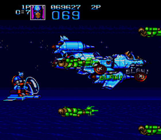 Captain America And The Avengers Screenshot 8 (Sega Genesis)