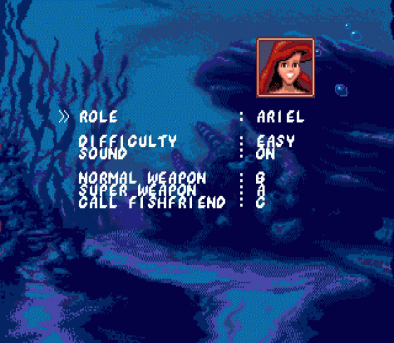 Ariel: The Little Mermaid Screenshot 11 (Sega Genesis)