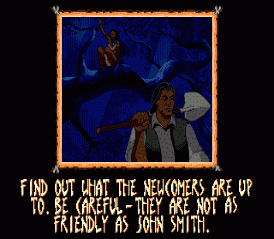 Pocahontas Screenshot 15 (Sega Genesis)