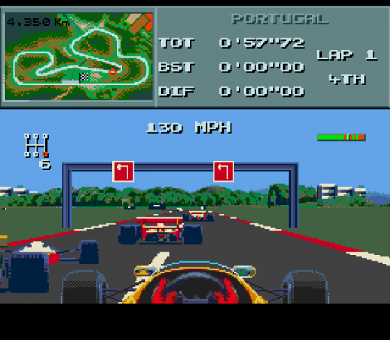 Formula One Screenshot 12 (Sega Genesis)