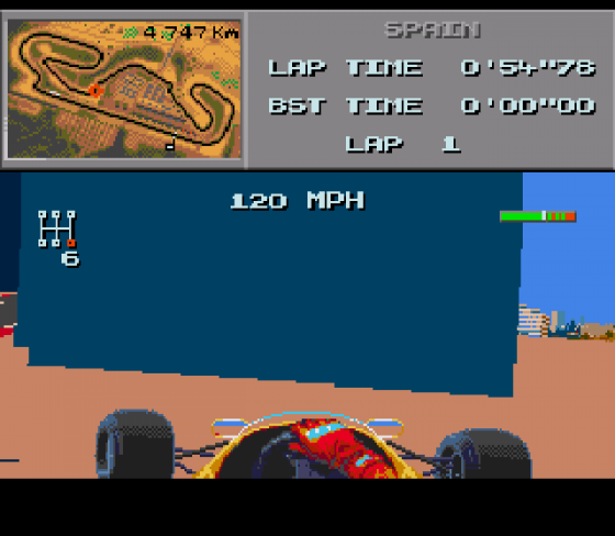 Formula One Screenshot 18 (Sega Genesis)