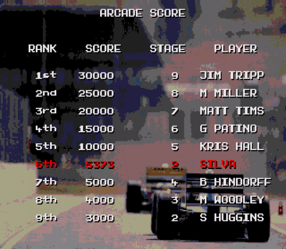 Formula One Screenshot 20 (Sega Genesis)