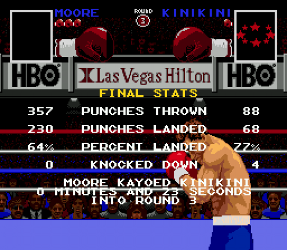 Boxing Legends Of The Ring Screenshot 18 (Sega Genesis)