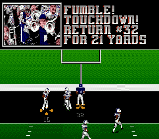 Bill Walsh College Football '95 Screenshot 5 (Sega Genesis)