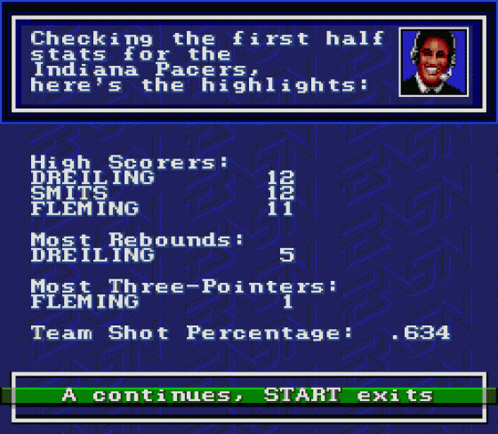 Bulls vs Lakers and the NBA Playoffs Screenshot 7 (Sega Genesis)