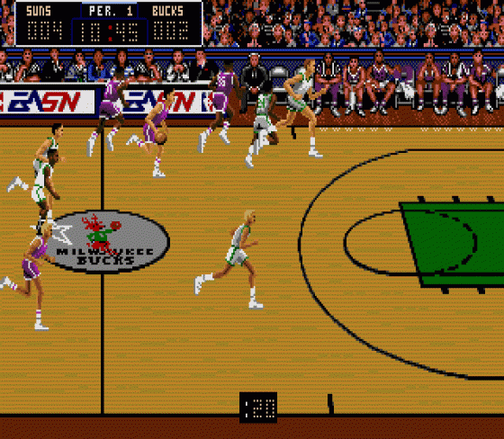 Bulls vs Lakers and the NBA Playoffs Screenshot 8 (Sega Genesis)