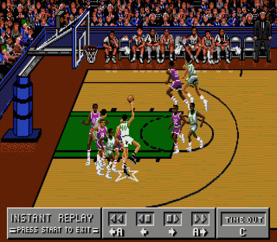 Bulls vs Lakers and the NBA Playoffs Screenshot 14 (Sega Genesis)