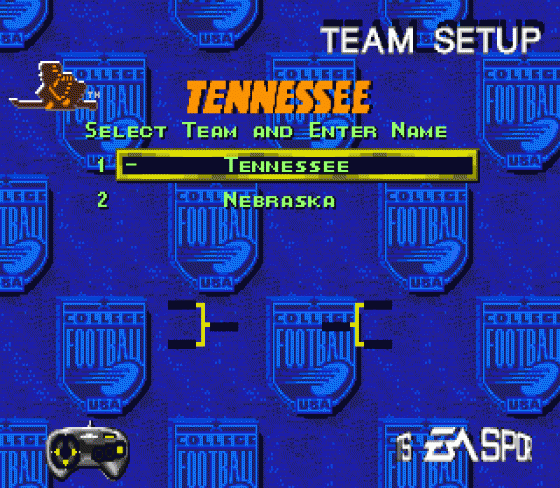 College Football USA 97 Screenshot 20 (Sega Genesis)