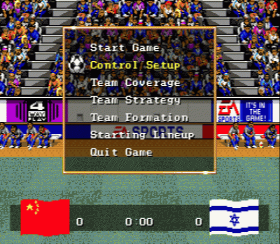 FIFA International Soccer Screenshot 5 (Sega Genesis)