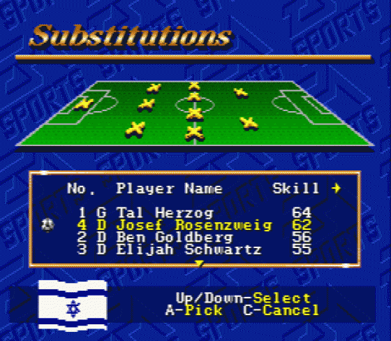 FIFA International Soccer Screenshot 11 (Sega Genesis)