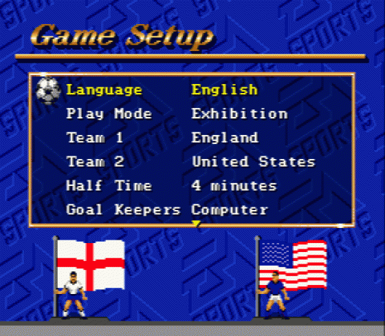 FIFA International Soccer Screenshot 18 (Sega Genesis)