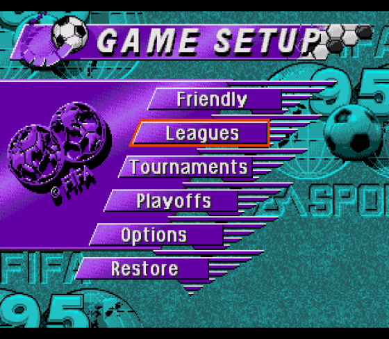 FIFA Soccer '95 Screenshot 20 (Sega Genesis)