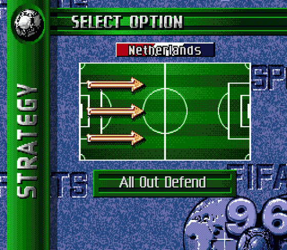 FIFA Soccer 96 Screenshot 7 (Sega Genesis)