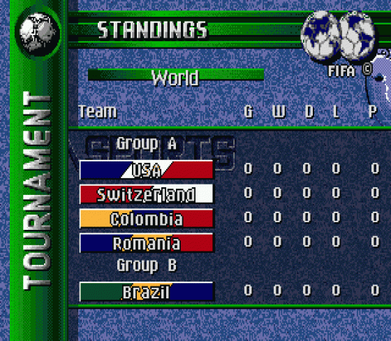 FIFA Soccer 96 Screenshot 8 (Sega Genesis)