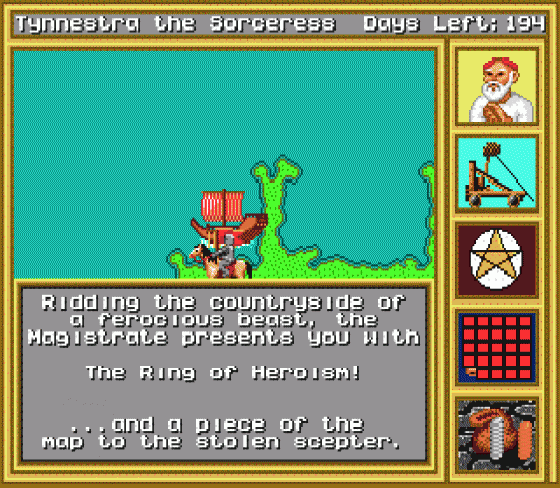 King's Bounty: The Conqueror's Quest Screenshot 9 (Sega Genesis)