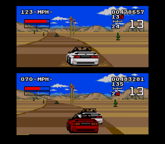 Lotus Turbo Challenge Screenshot 9 (Sega Genesis)