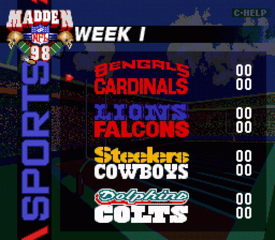 Madden NFL 98 Screenshot 7 (Sega Genesis)