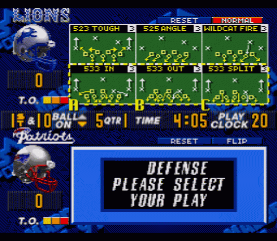 Madden NFL '97 Screenshot 18 (Sega Genesis)