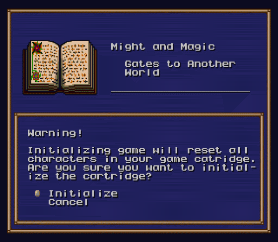 Might And Magic: Gates To Another World Screenshot 17 (Sega Genesis)