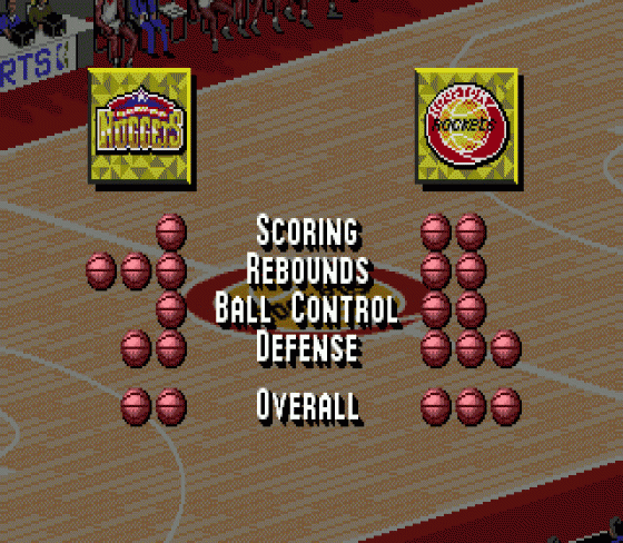 NBA Live 95 Screenshot 8 (Sega Genesis)