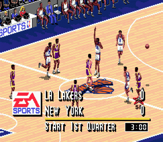 NBA Live 95 Screenshot 10 (Sega Genesis)