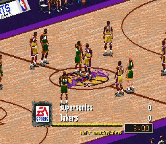 Nba Live '97 Screenshot 7 (Sega Genesis)