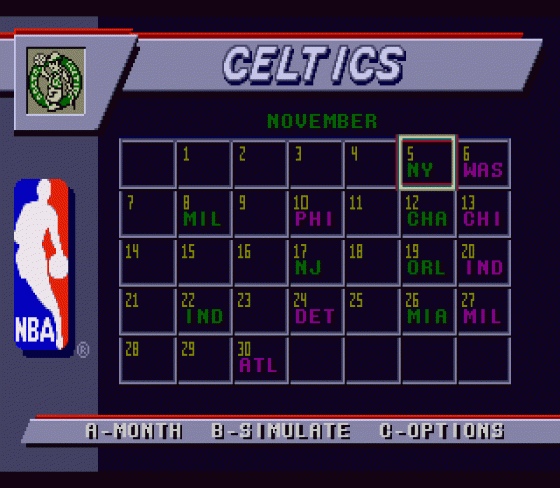 NBA Showdown '94 Screenshot 8 (Sega Genesis)