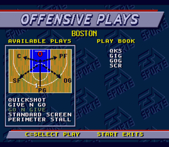 NBA Showdown '94 Screenshot 14 (Sega Genesis)