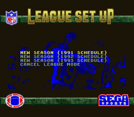 NFL Football '94 Screenshot 5 (Sega Genesis)