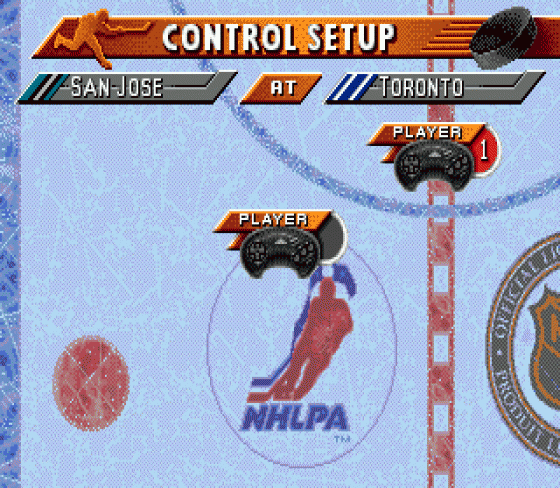 NHL '96 Screenshot 13 (Sega Genesis)