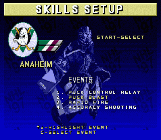 NHL '97 Screenshot 7 (Sega Genesis)