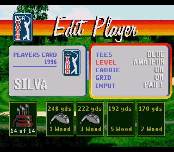 PGA Tour 96 Screenshot 9 (Sega Genesis)