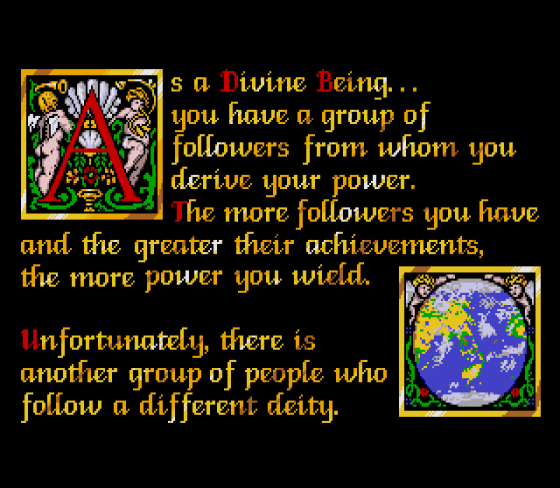 Populous Screenshot 7 (Sega Genesis)