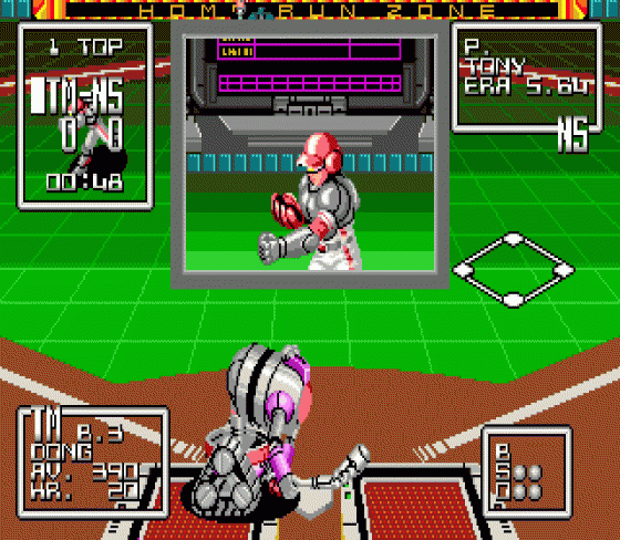 Super Baseball 2020 Screenshot 8 (Sega Genesis)