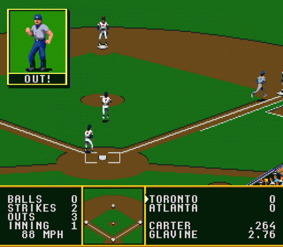 Tony La Russa Baseball Screenshot 6 (Sega Genesis)