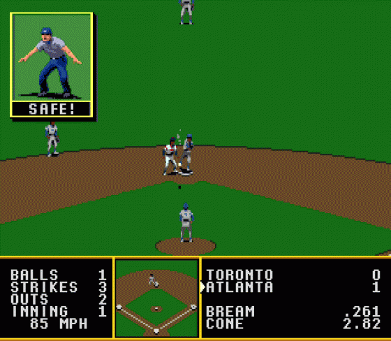 Tony La Russa Baseball Screenshot 9 (Sega Genesis)