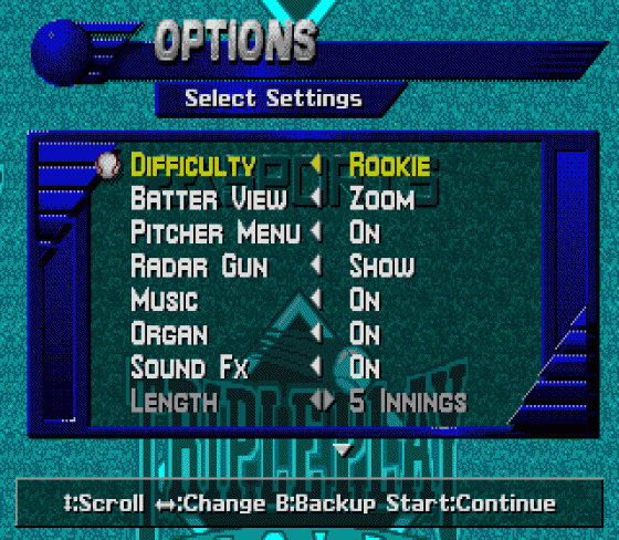 Triple Play Gold Edition Screenshot 13 (Sega Genesis)