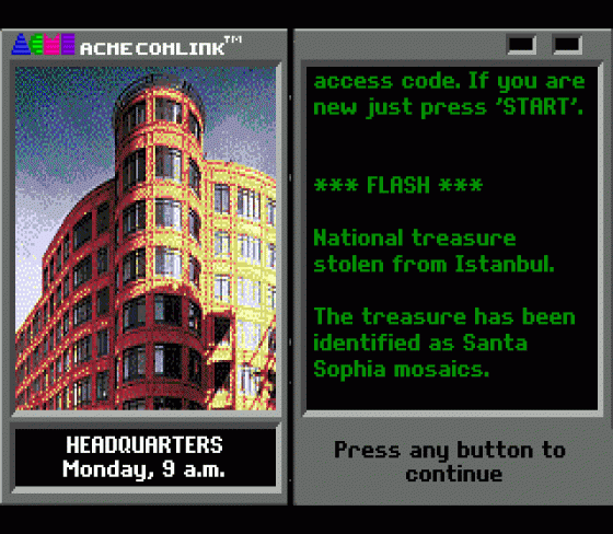 Where In The World is Carmen Sandiego? Screenshot 11 (Sega Genesis)