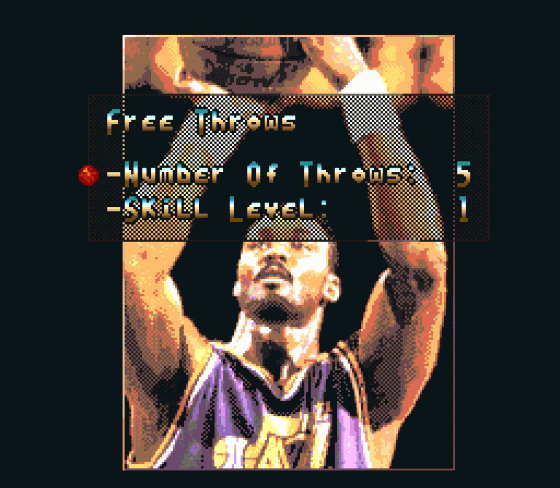 NBA All-Star Challenge Screenshot 5 (Sega Genesis)