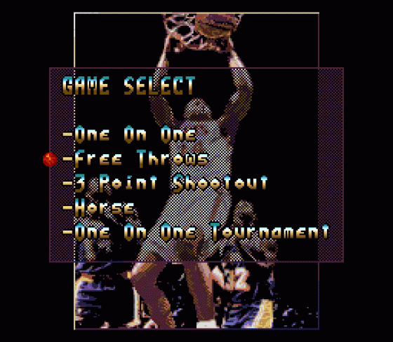 NBA All-Star Challenge Screenshot 10 (Sega Genesis)