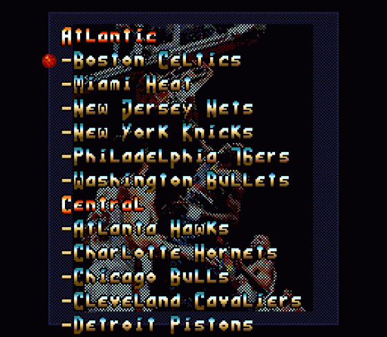 NBA All-Star Challenge Screenshot 12 (Sega Genesis)